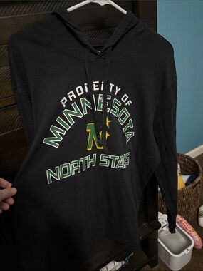 Minnesota North Stars Black Hooded Sweatshirt